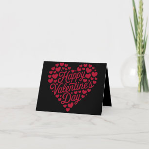 Happy Valentines Day Valentine Love Heart Card