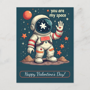 Happy Valentine's Day! Valentine's card.  Holiday Postcard