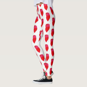 HAPPY VALENTINES DAY WITH LOVE    LEGGINGS