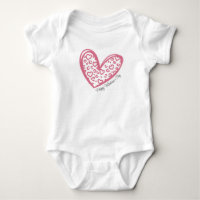 Happy Valentine's Day with Pink Hearts
