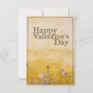 Happy Valentine's Day with Vintage Flower Meadow