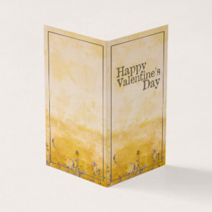 Happy Valentine's Day with Vintage Flower Meadow