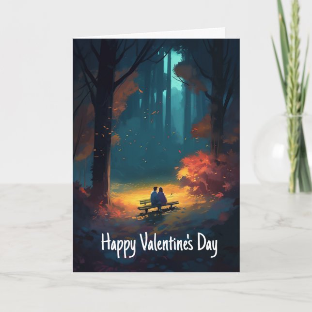 Happy Valentine's Day World Empty Without You  Card (Front)