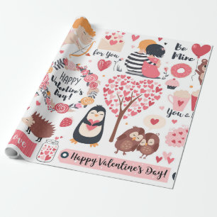 Happy Valentine's Day Wrapping Paper