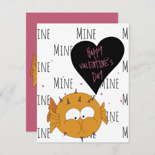 Happy Valentine's Day   Your Swell!   Puffer Pun  Card