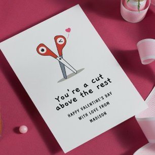 Happy Valentine's Day You're A Cut Above The Rest Card