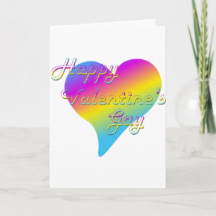 Happy Valentine's Gay Holiday Card