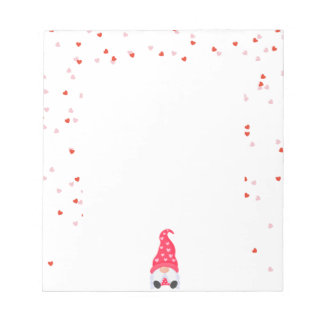 Happy Valentine's Gnome  Notepad