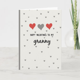 Happy Valentines Granny Card