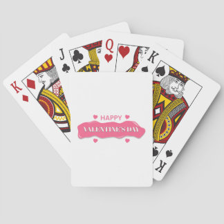 HAPPY VALENTINE'S PLAYING CARDS
