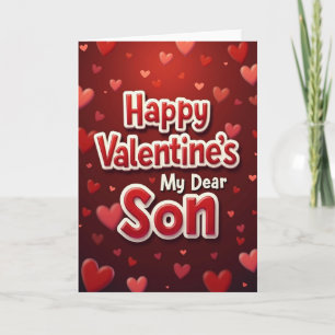 Happy Valentines Son Card