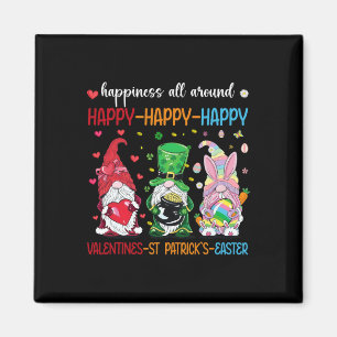 Happy Valentines St Patrick Day Easter Day Holiday Magnet