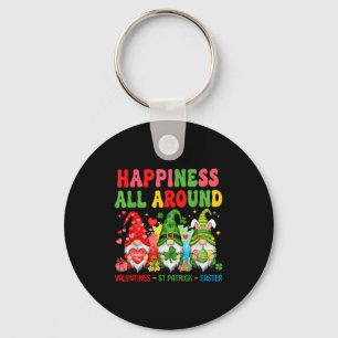 Happy Valentines St Patrick Easter Happy Holiday G Key Ring