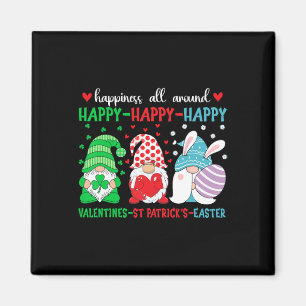 Happy Valentines St Patrick Easter Happy Holiday G Magnet
