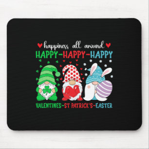 Happy Valentines St Patrick Easter Happy Holiday G Mouse Pad
