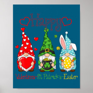 Happy Valentines St Patrick Easter Happy Holiday G Poster