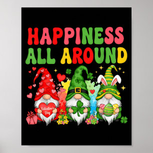 Happy Valentines St Patrick Easter Happy Holiday G Poster