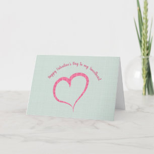 Happy Valentine's Sweetheart Custom Greeting Card