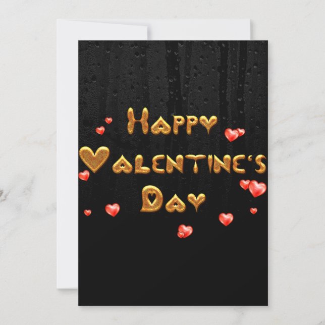 Happy Valentnes day Holiday Card (Front)