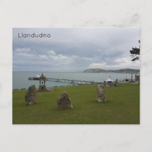 Happy Valley Gardens, Llandudno Postcard