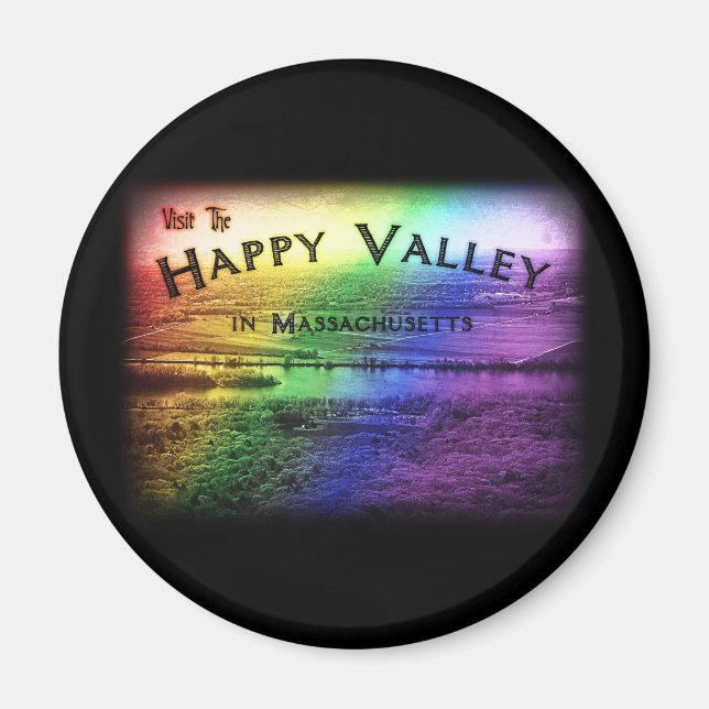 Happy Valley Massachusetts Magnet (Front)