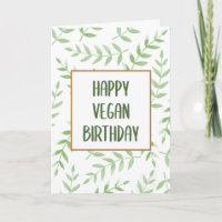 Happy Vegan Birthday