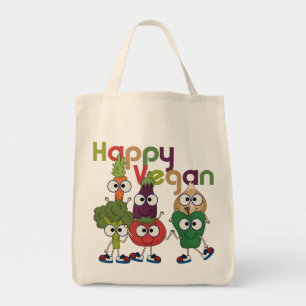 Happy Vegan Tote Bag