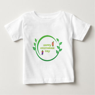 Happy Vegetarian Day Baby T-Shirt