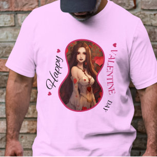 Happy Velentine's Day - Adoring Glances Love T-Shirt