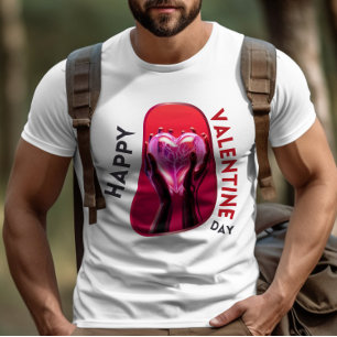 Happy Velentine's Day - Devoted Hearts Love T-Shirt