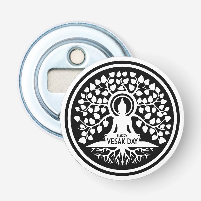 Happy Vesak Day Bottle Opener (Front)