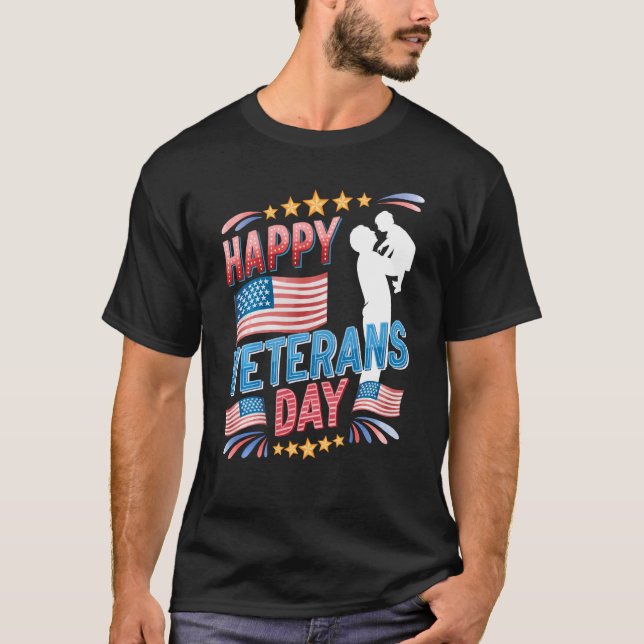Happy Veteran Day Perfect T-Shirt (Front)