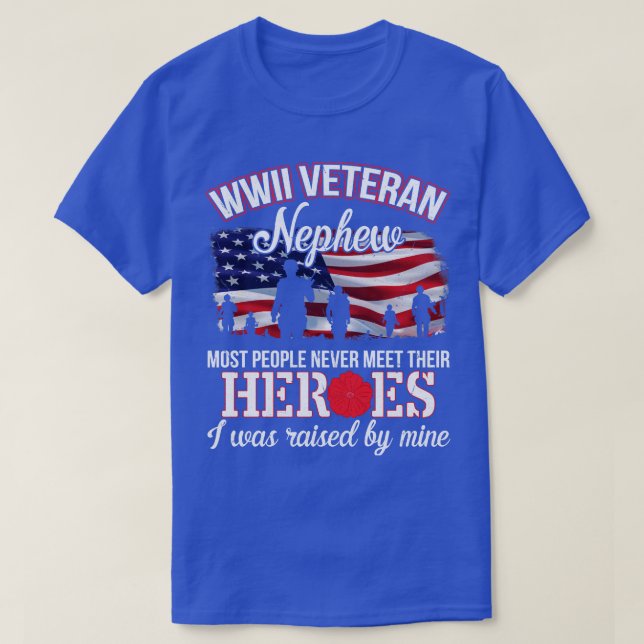 Happy Veteran Day To Me You Nephew T-Shirt (Design Front)