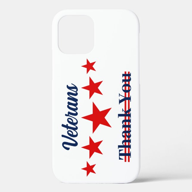 Happy Veterans Da Case-Mate iPhone Case (Back)