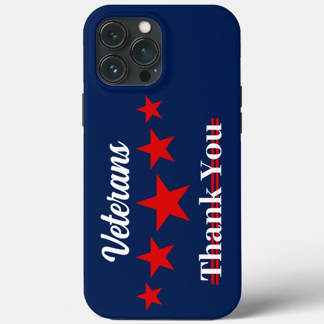 Happy Veterans Day  Case-Mate iPhone Case (Back)