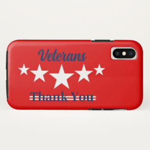 Happy Veterans Day iPhone XS Case