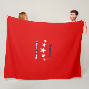 Happy Veterans Day  Fleece Blanket