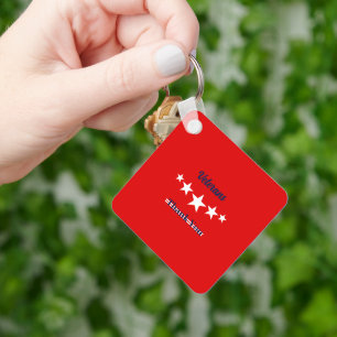 Happy Veterans Day Key Ring
