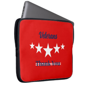 Happy Veterans Day Laptop Sleeve