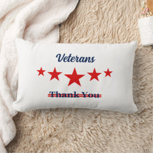 Happy Veterans Day Lumbar Cushion
