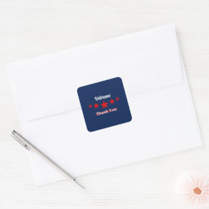 Happy Veterans Day Square Sticker