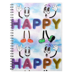 Happy Vibes Notebook