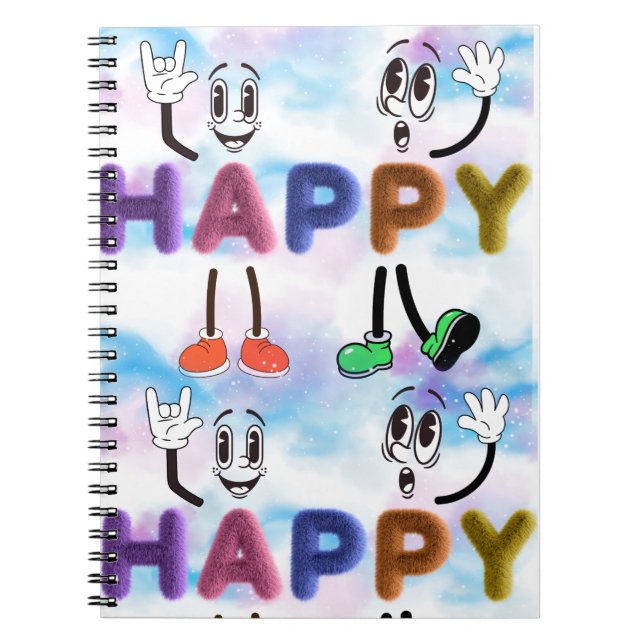 Happy Vibes Notebook (Front)