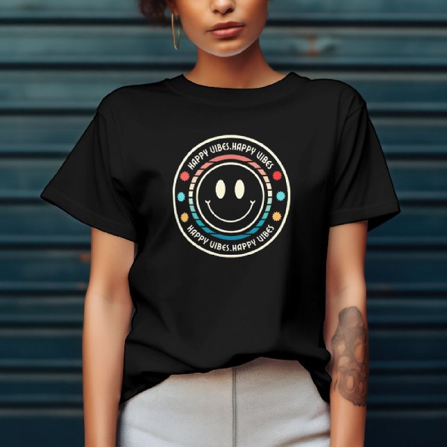 Happy Vibes T-Shirt  (Creator Uploaded)