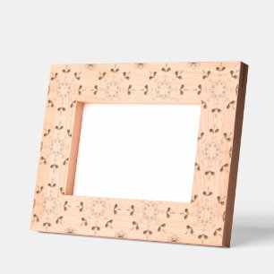 Happy Vintage Floral Pattern Engraved Frames