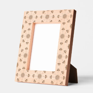 Happy Vintage Floral Pattern Engraved Frames 