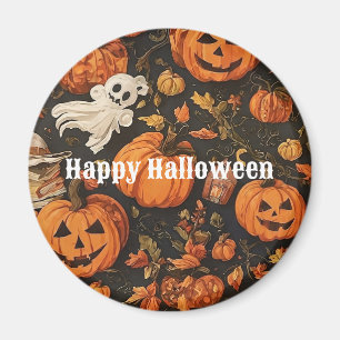 Happy Vintage Halloween Collection Magnet