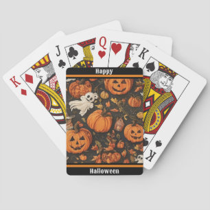 Happy Vintage Halloween Collection Playing Cards