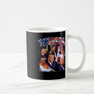 Happy Vintage Trump 4th Of July Patriotic American Coffee Mug