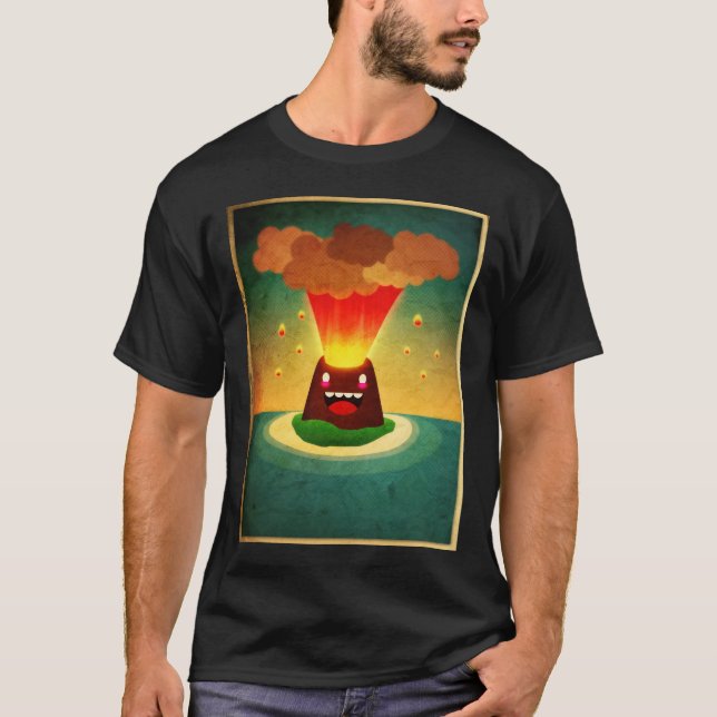 Happy Volcano, Happy Tee (Front)